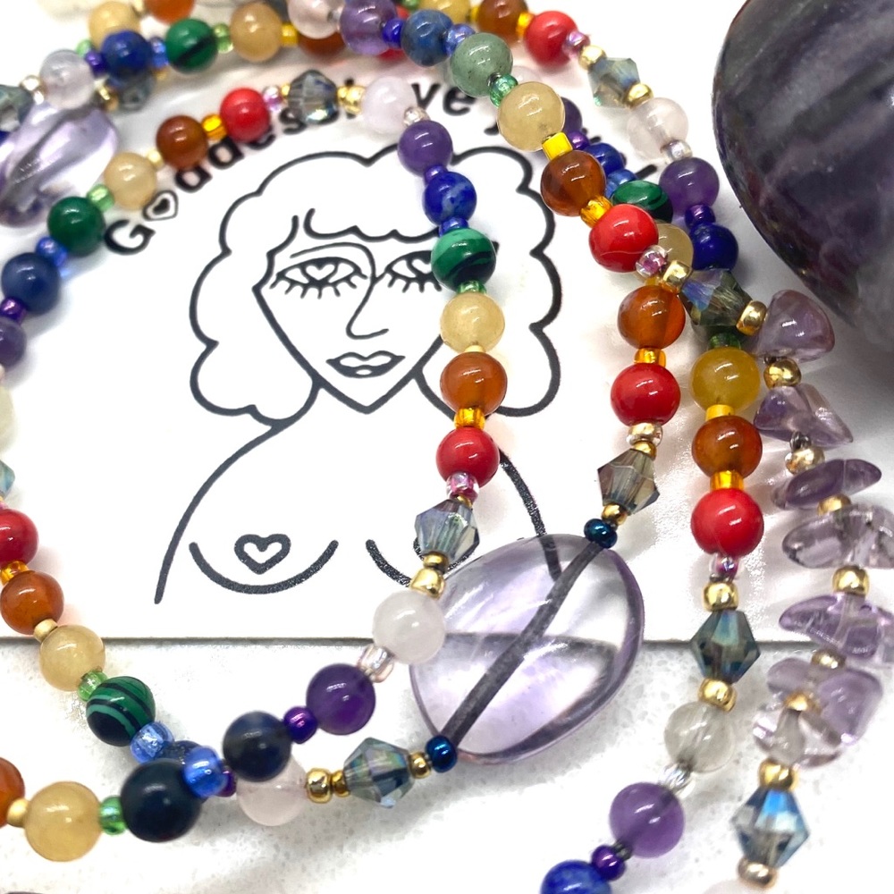 Crown Chakra waistbeads